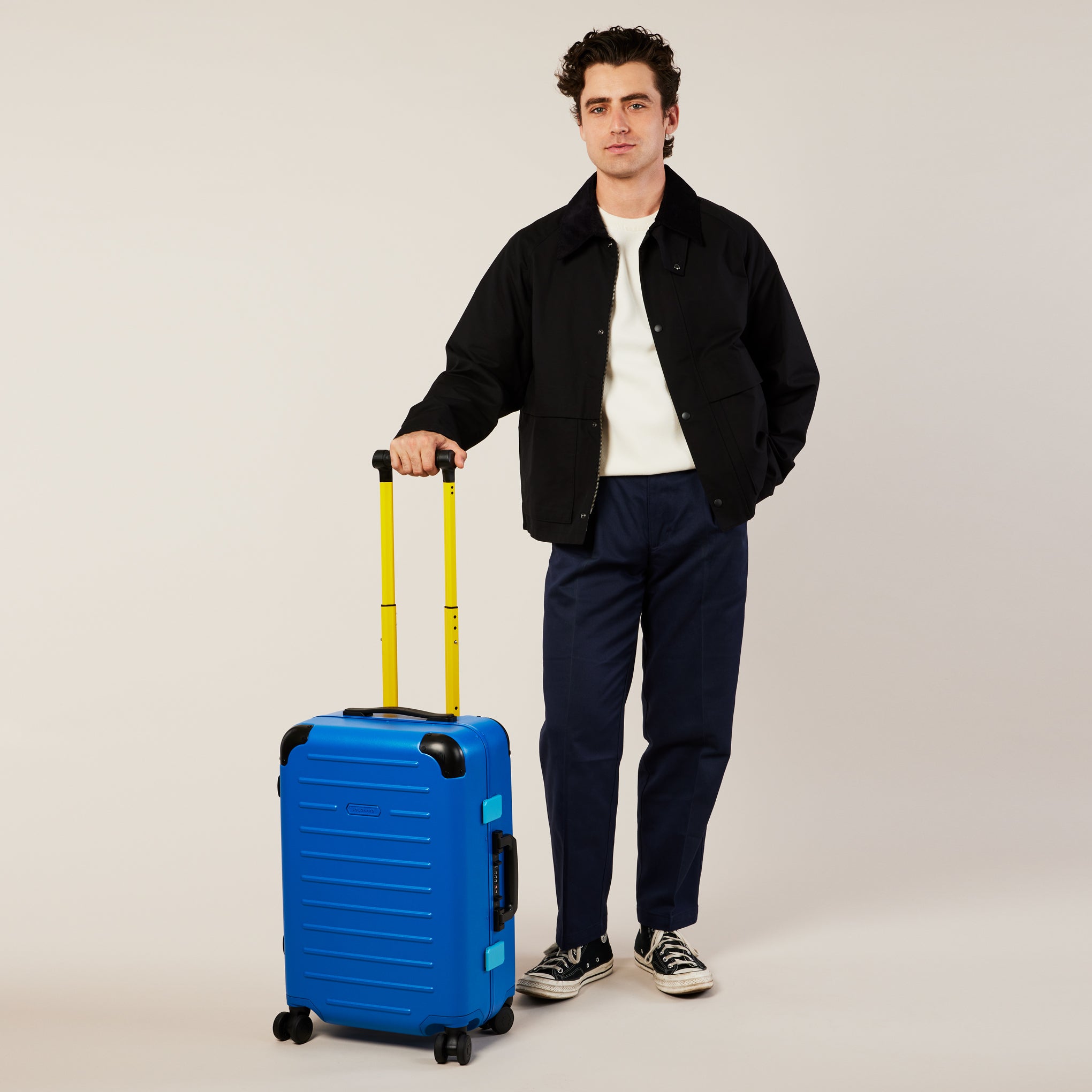 MoMA Solgaard Carry-On Closet Suitcase 4.0 - Blue