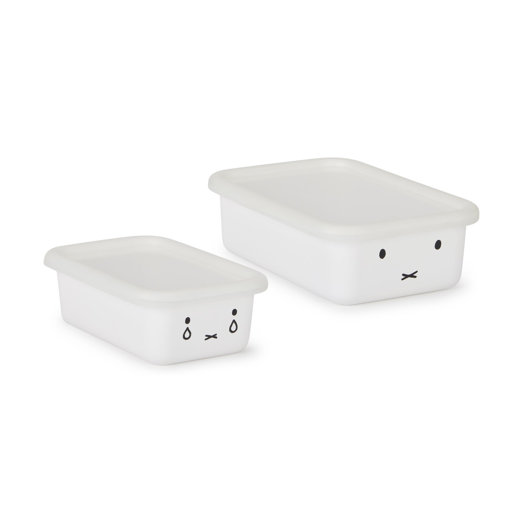 Miffy Enamel Baking Pan with Lid - Set of 2