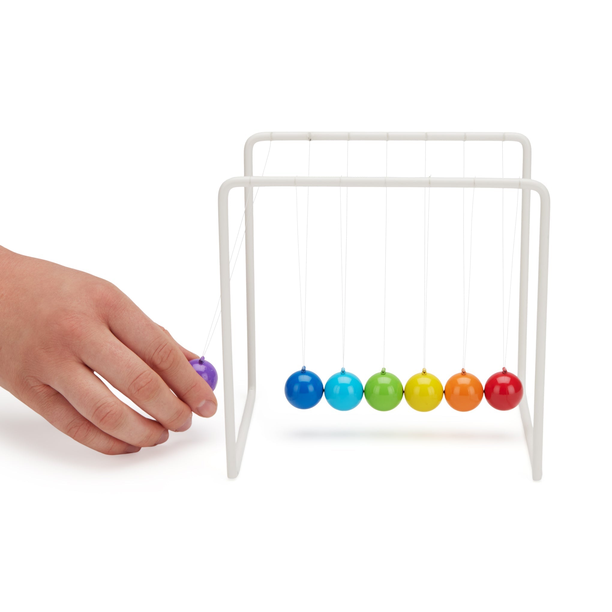 Colorful Newton's Cradle Desktop Toy