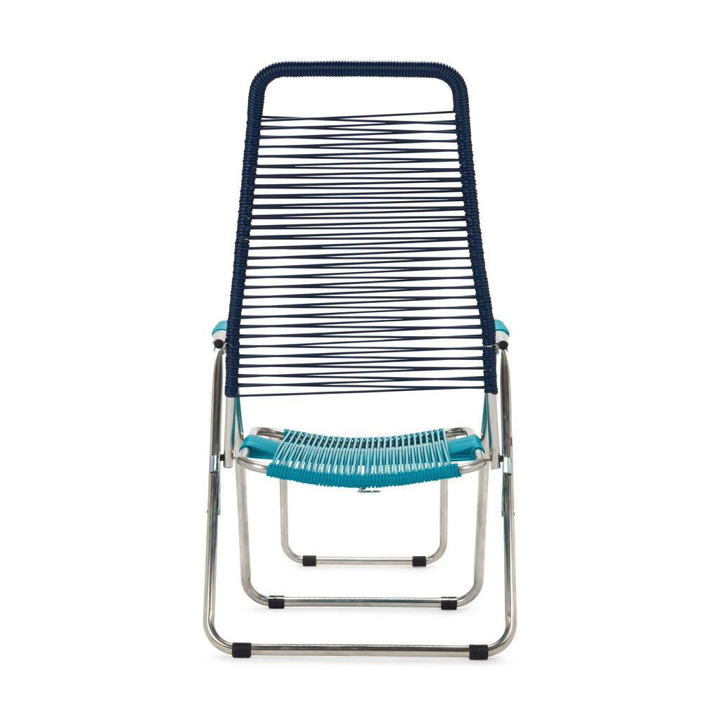 Spaghetti Outdoor Lounge Chair - Blue/ Turquoise/ White