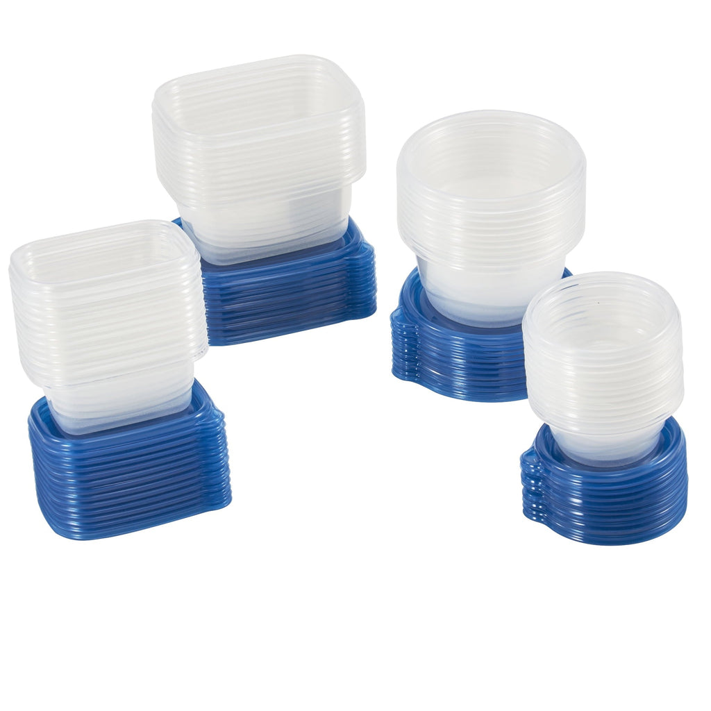 92pc Plastic Food Storage Container set, Ideal Use for Refrigeration Storage and Organization,...