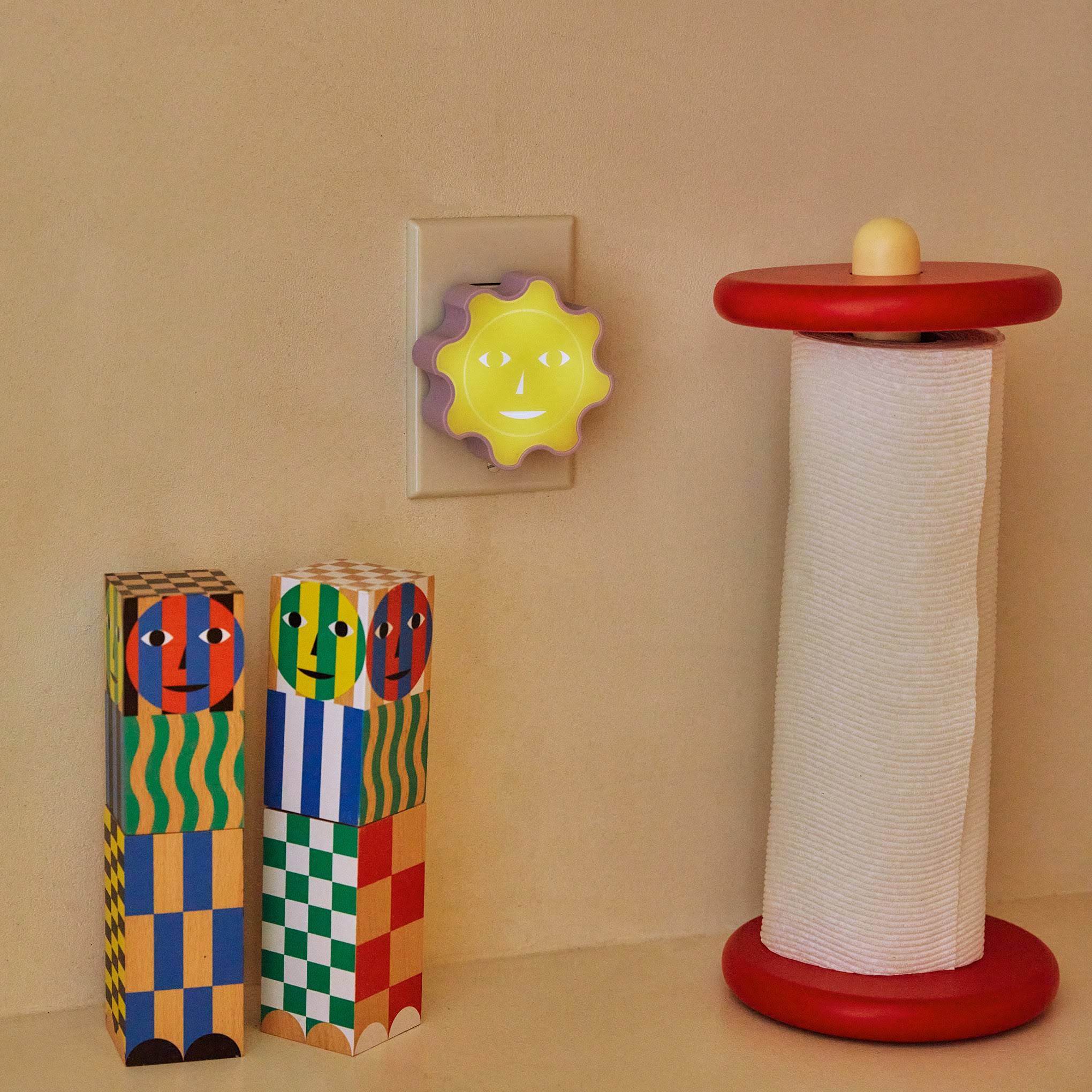 Dusen Dusen Everybody Night Light - Purple/ Yellow