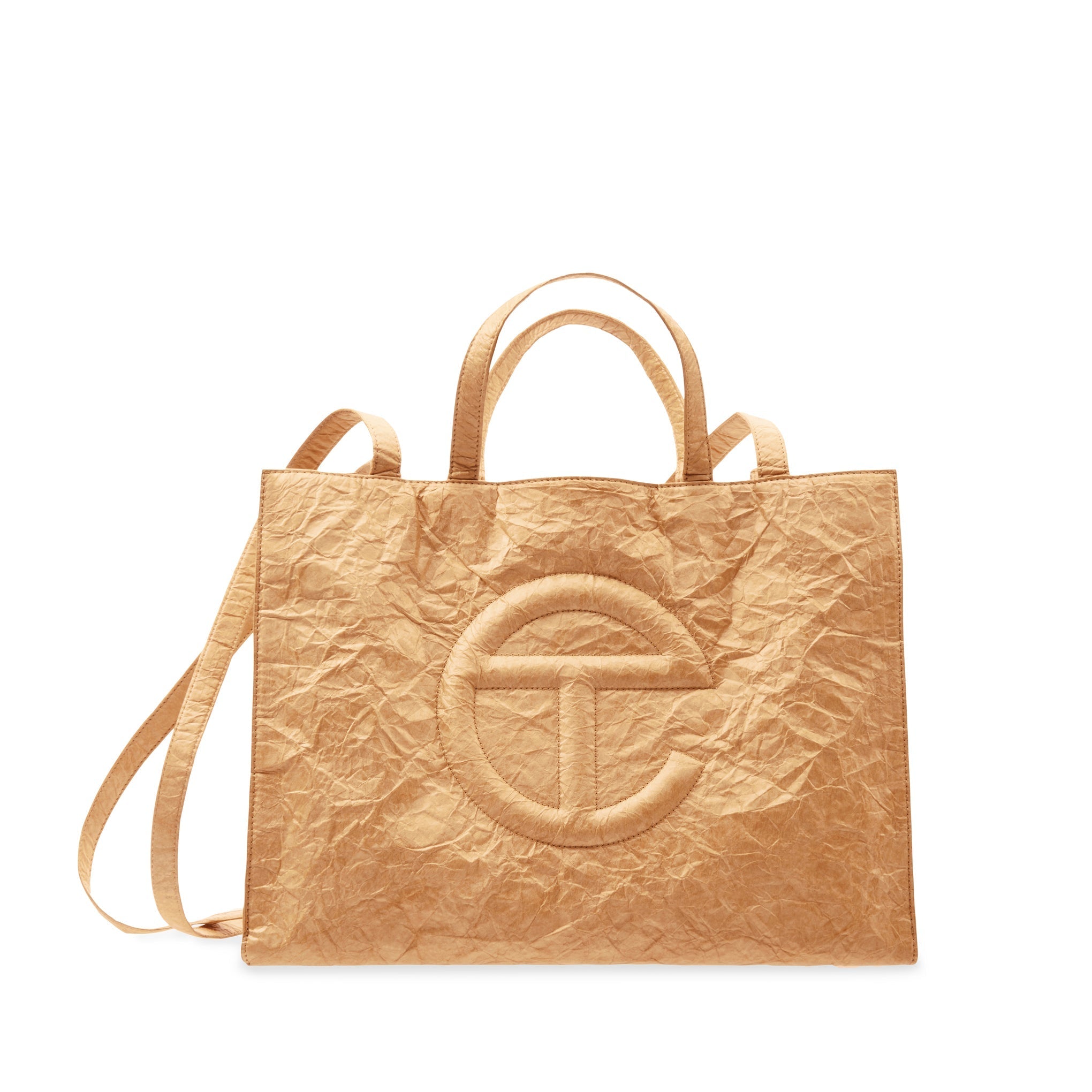 Telfar Tyvek Shopping Bag - Brown