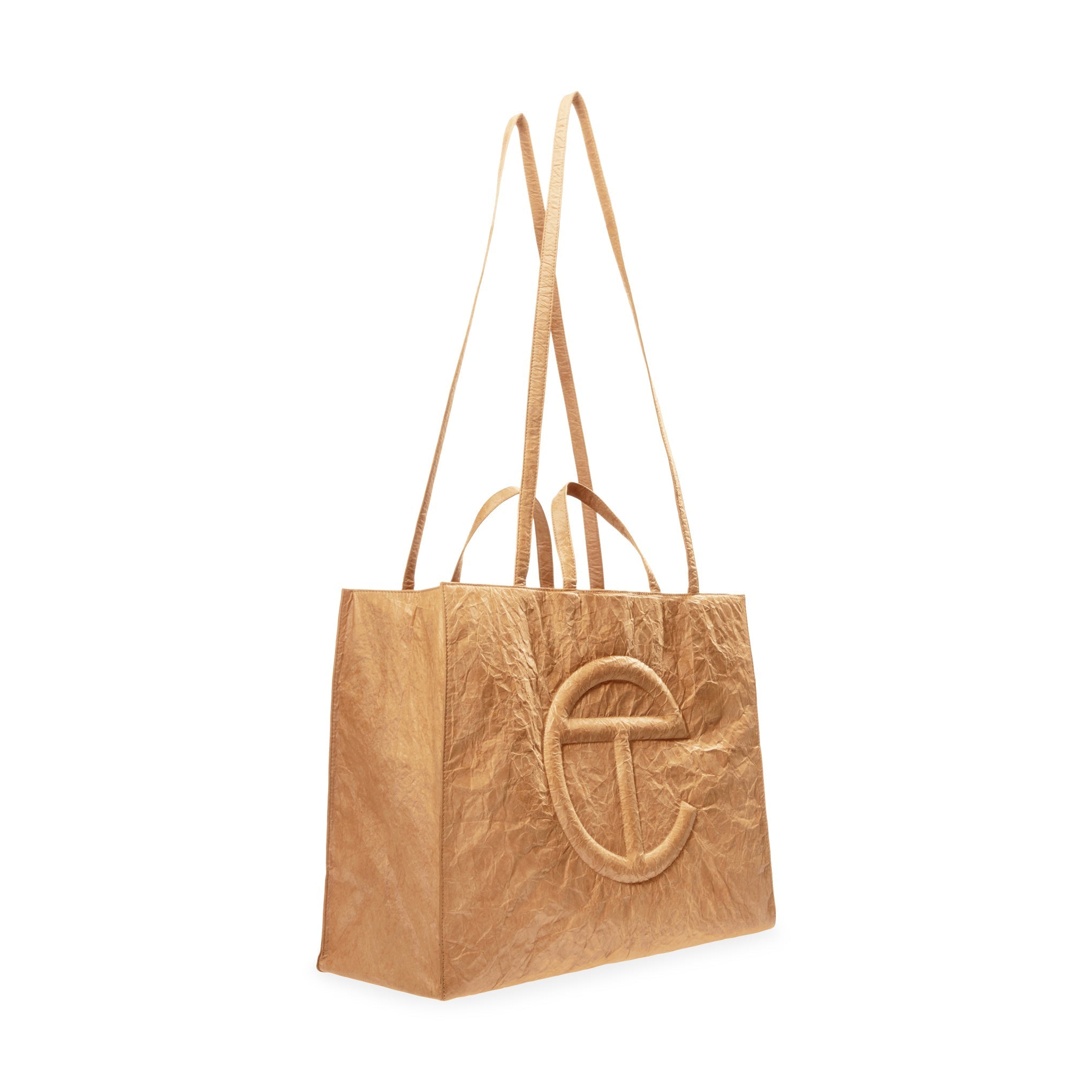 Telfar Tyvek Shopping Bag - Brown