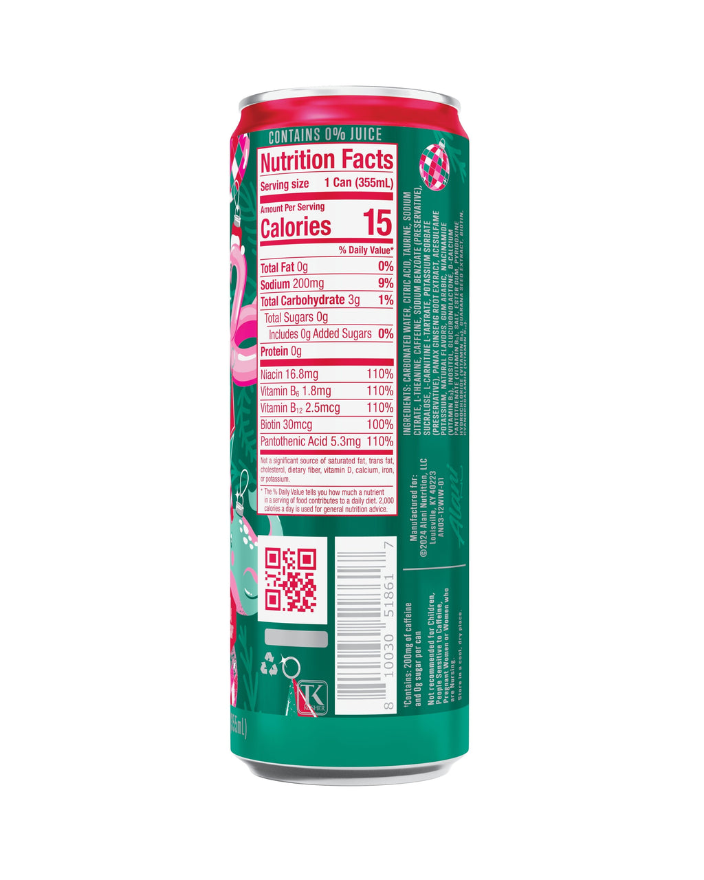 Energy Drink Winter Wonderland 12oz, 24pk (24 12oz Cans)