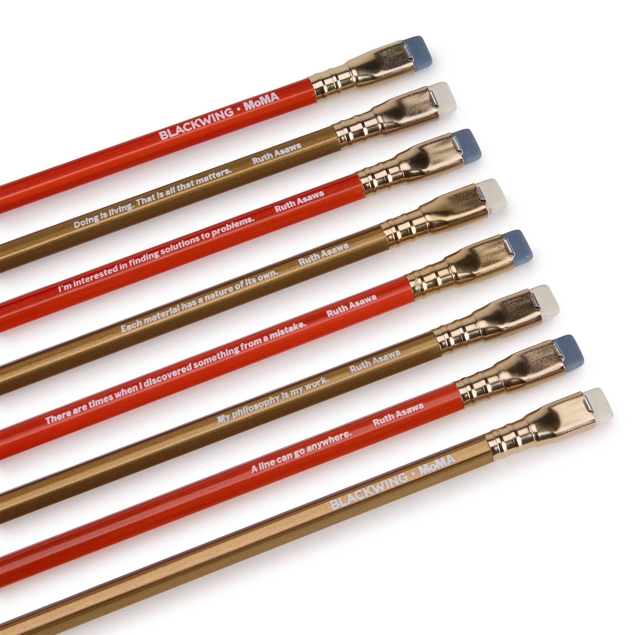 Blackwing for MoMA Ruth Asawa Quote Pencils  - Set of 12