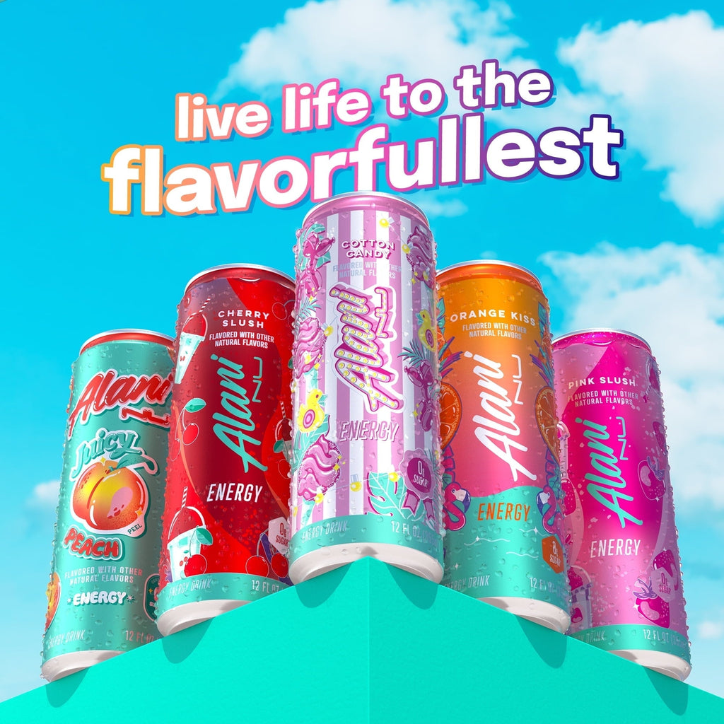 Energy Drink Cotton Candy 12oz pack 24cans