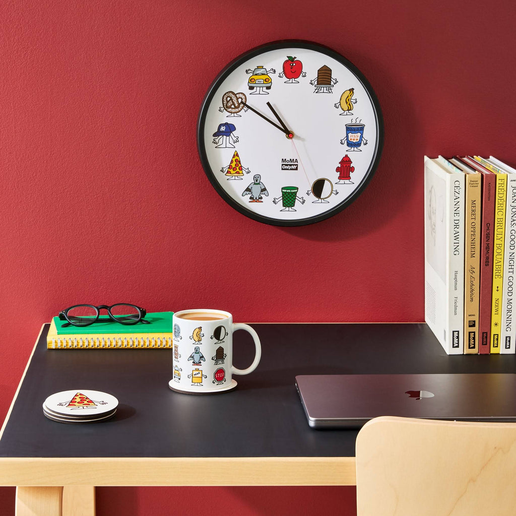 Only NY for MoMA Community of New York Wall Clock