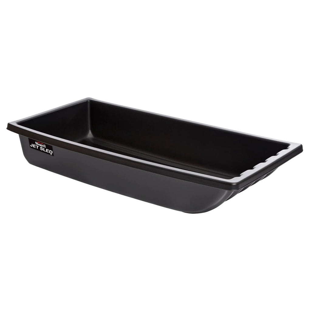 Eagle Claw Shappell Plastic 66 In. Poly Jet Sled, Black, Extra Large, Hunting Game Cart