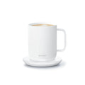 Ember Temperature Control Smart Mug 2 - 10 oz - App-Controlled Heated Coffee Mug - 80 Min Battery Life - Improved Design - White