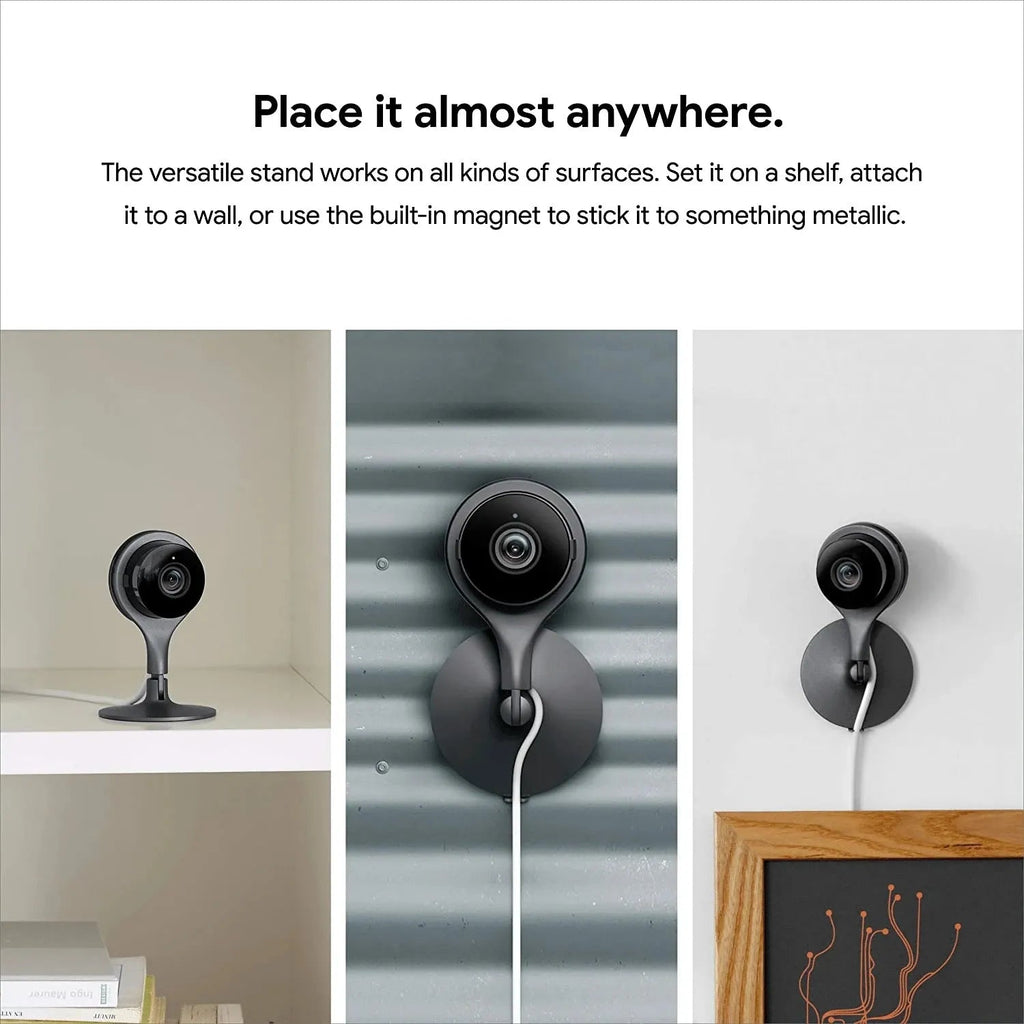 Google Nest Cam Indoor Wired Indoor Camera, For Home Security
