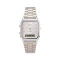 Casio AQ230 Analog Digital Watch - Silver