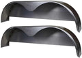 72×10-3/4 Tandem Axle Steel Trailer Fender with Back Plate Welded In (2-Pack)