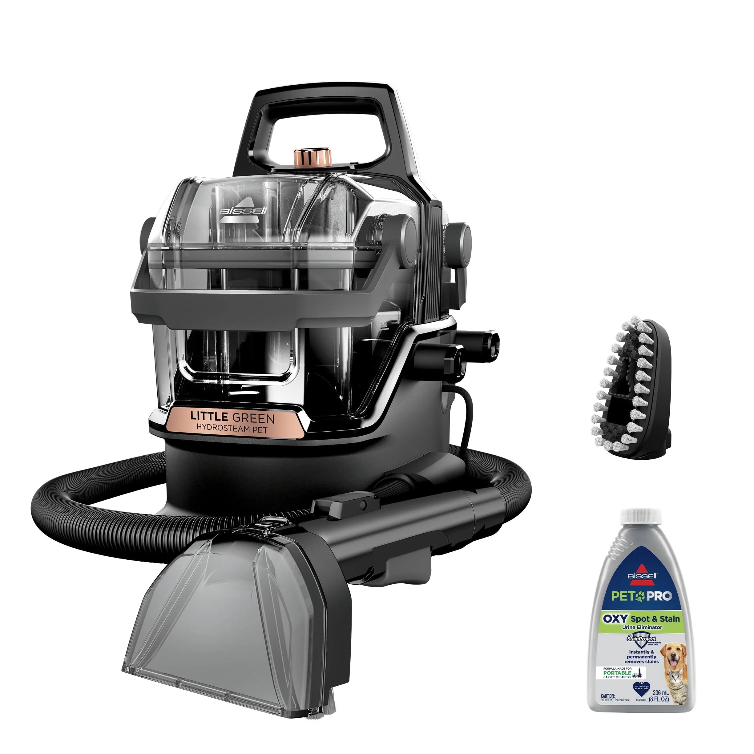 Bissell Little Green HydroSteam Multi-Purpose Portable Carpet and Upholstery Cleaner, Car and Auto Detailer, 3618