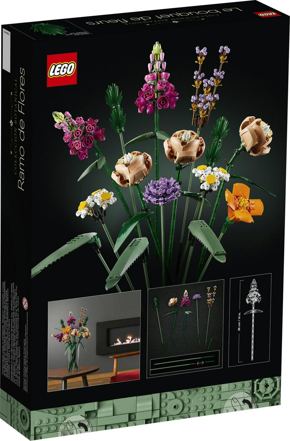 Flower Bouquet 10280A Unique Flower Bouquet and Creative Project for Adults (756 Pieces)