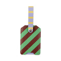Dusen Dusen Recycled Leather Luggage Tag - Stripe
