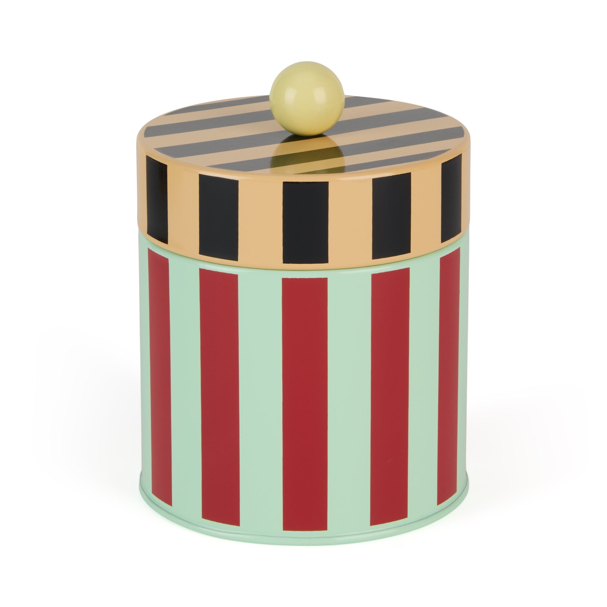 Dusen Dusen Striped Canister - Red/Blue