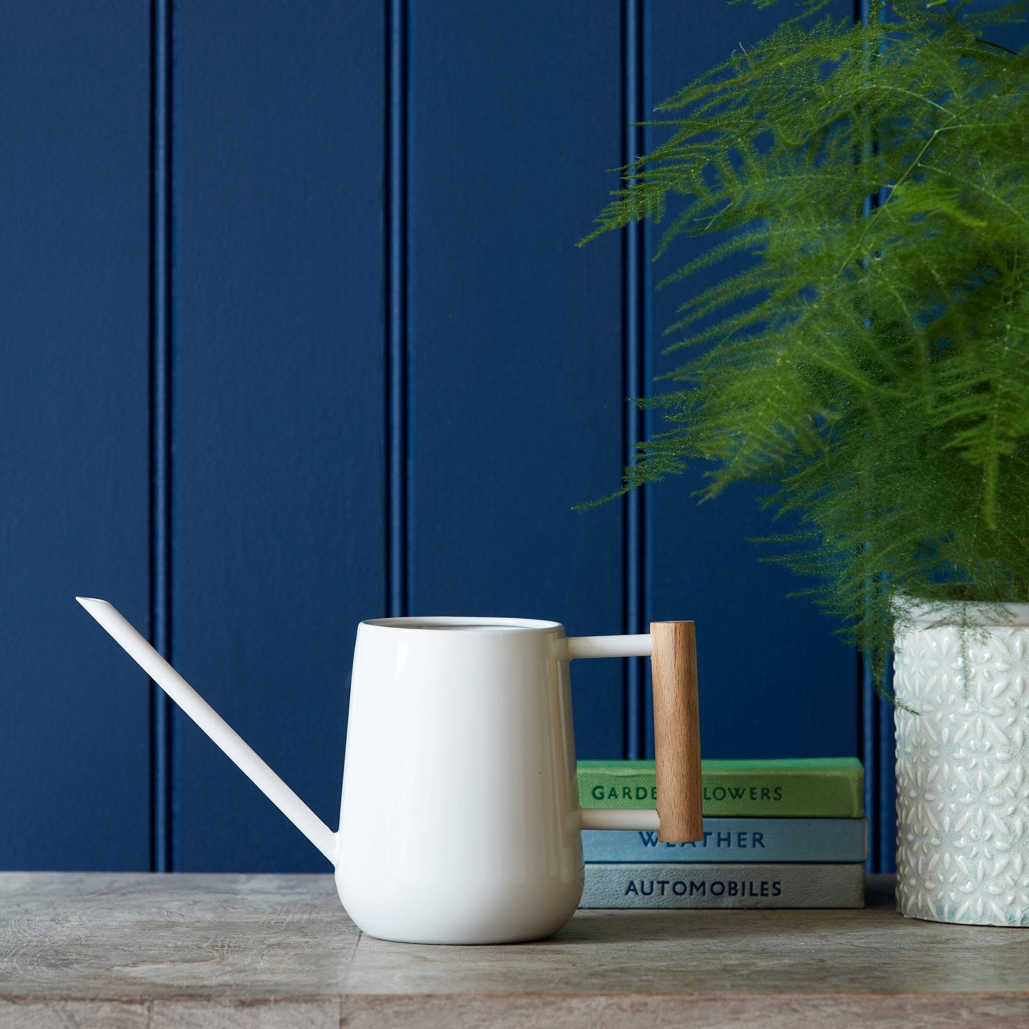 Burgon &amp; Ball Steel Watering Can - White