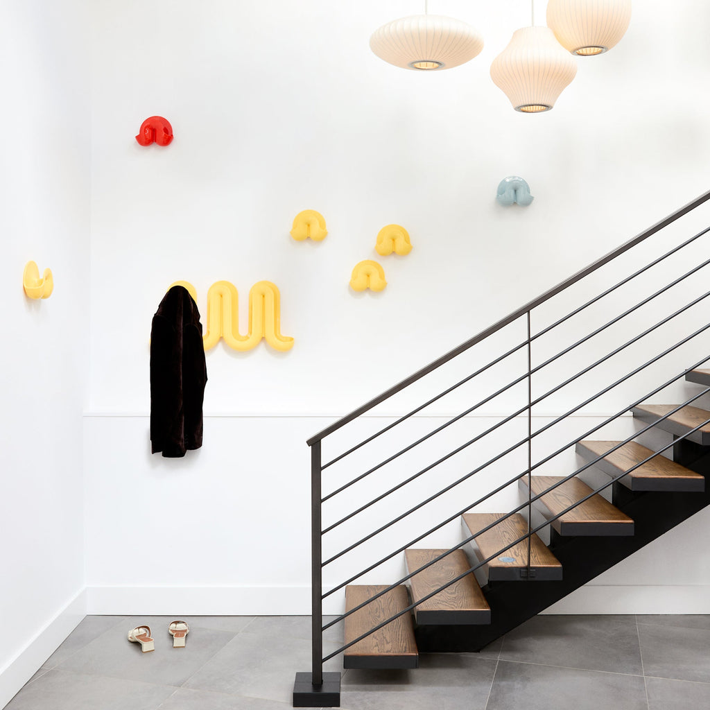Swell Coat Rack &amp; Wall Organizer - Cream