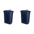 Sterilite Ultra Wheeled Hamper Plastic, Blue Cove, Set of 2, Size: 21 Large x 13 3/4 W x 28 3/8 H