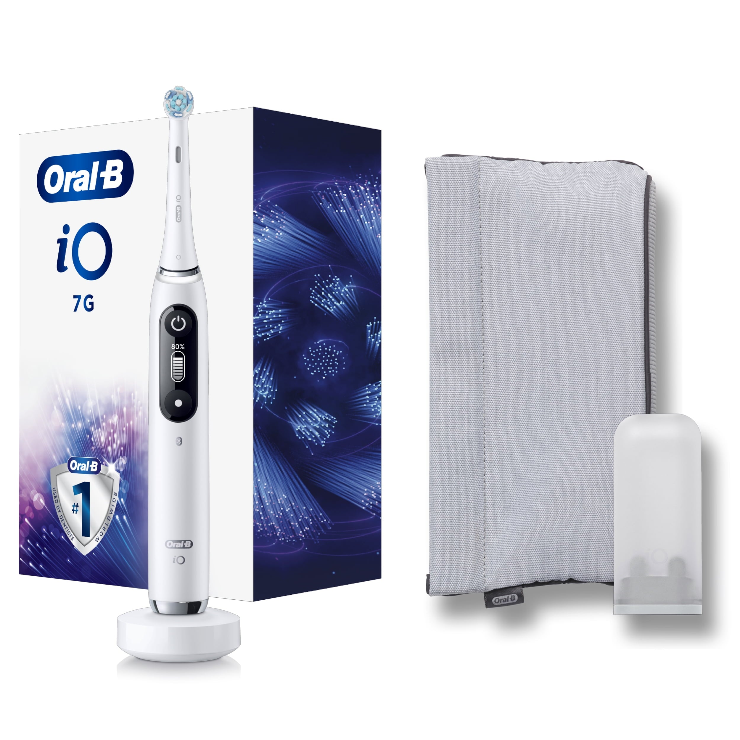 iO Series 7G Electric Toothbrush with 1 Brush Head, Black Onyx
