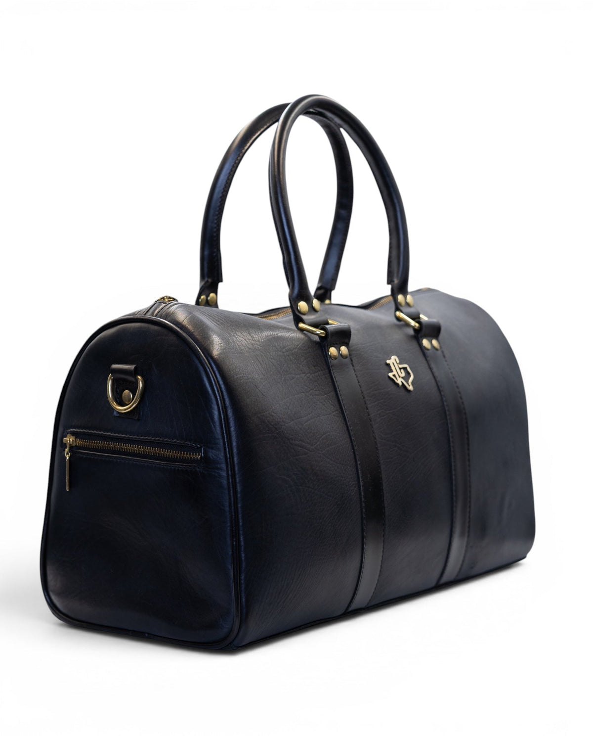 Onyx Calf Leather Duffle Bag