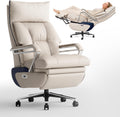 M80 Dual Motor Executive Office Chair with Footrest, Big & Tall, 420lbs, Beige