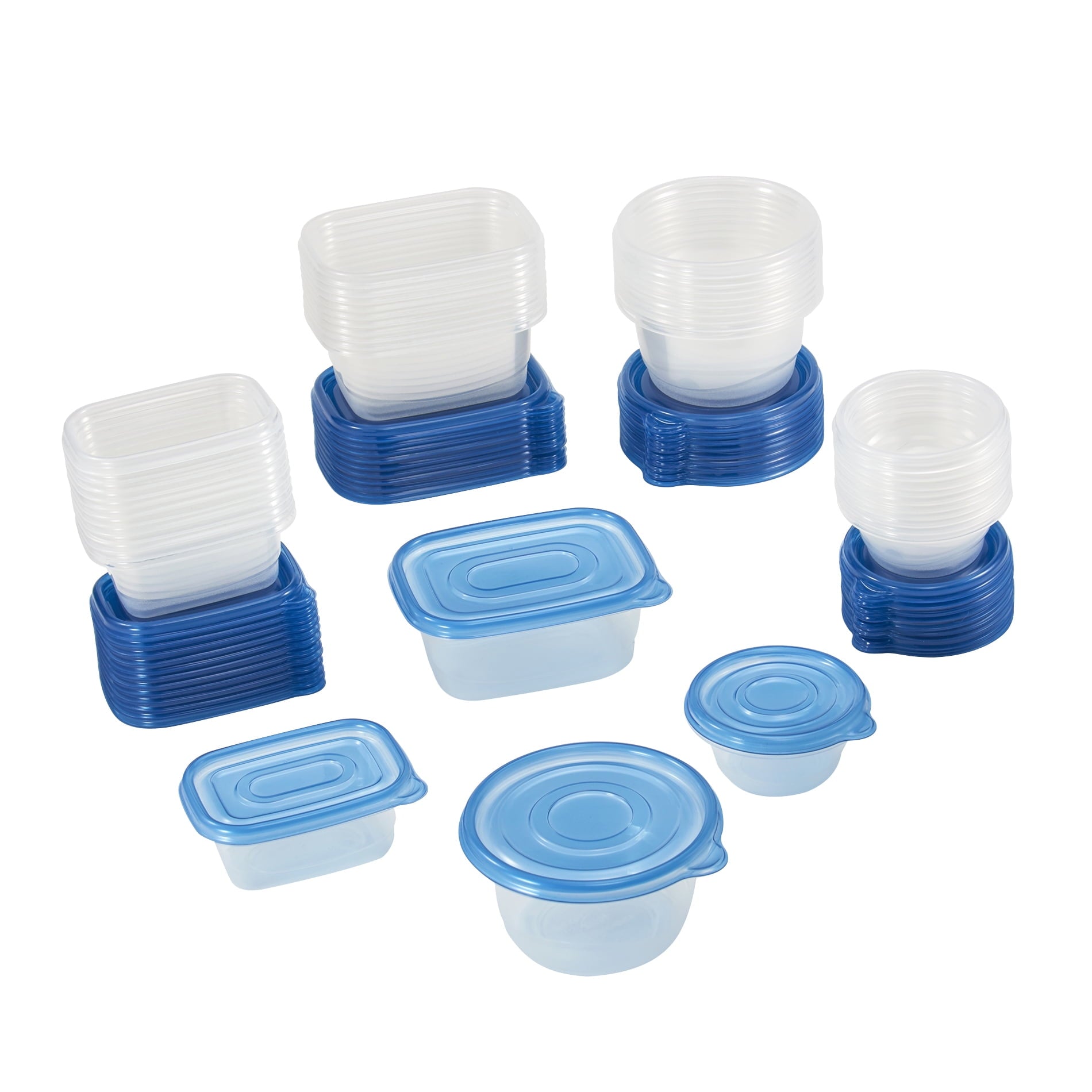 92pc Plastic Food Storage Container set, Ideal Use for Refrigeration Storage and Organization,...