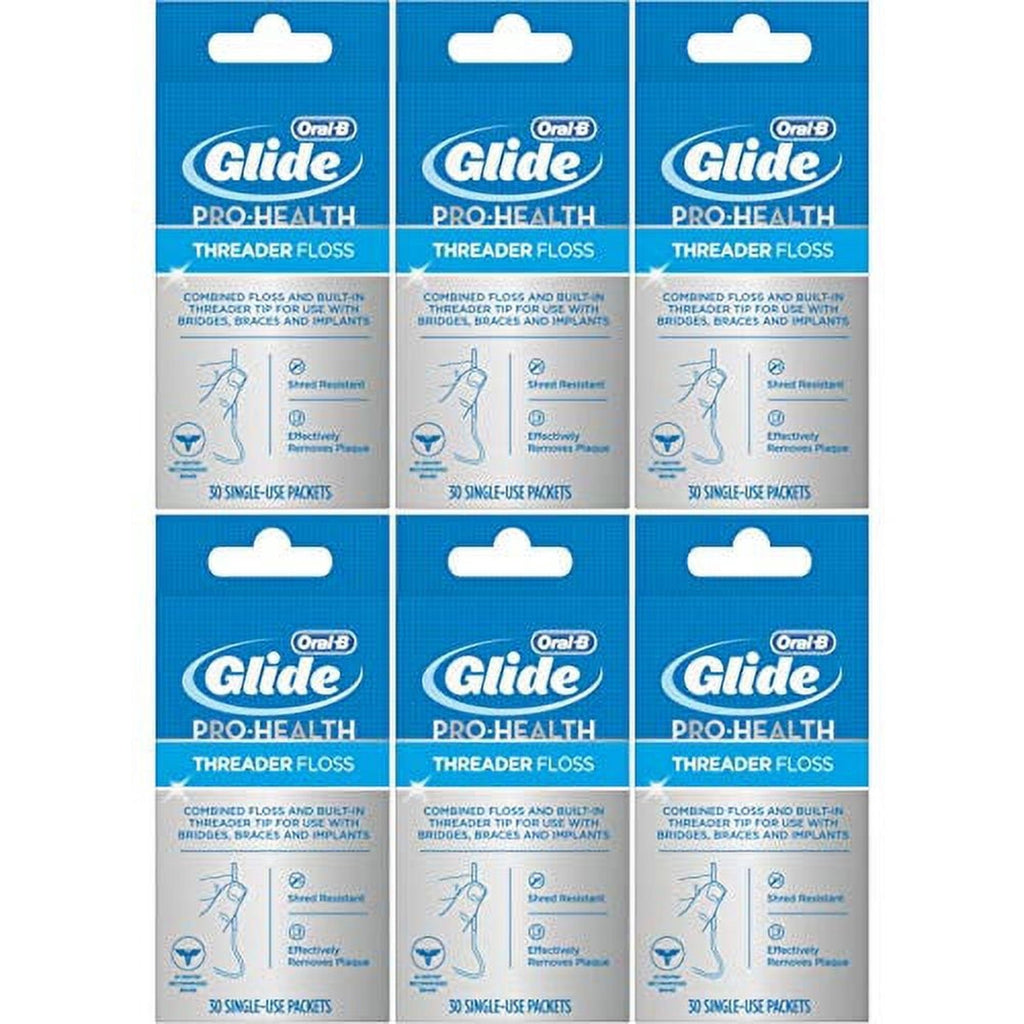 Floss, Glide Pro-Health Dental Floss Threader for Braces and Dental Work, 30 Count