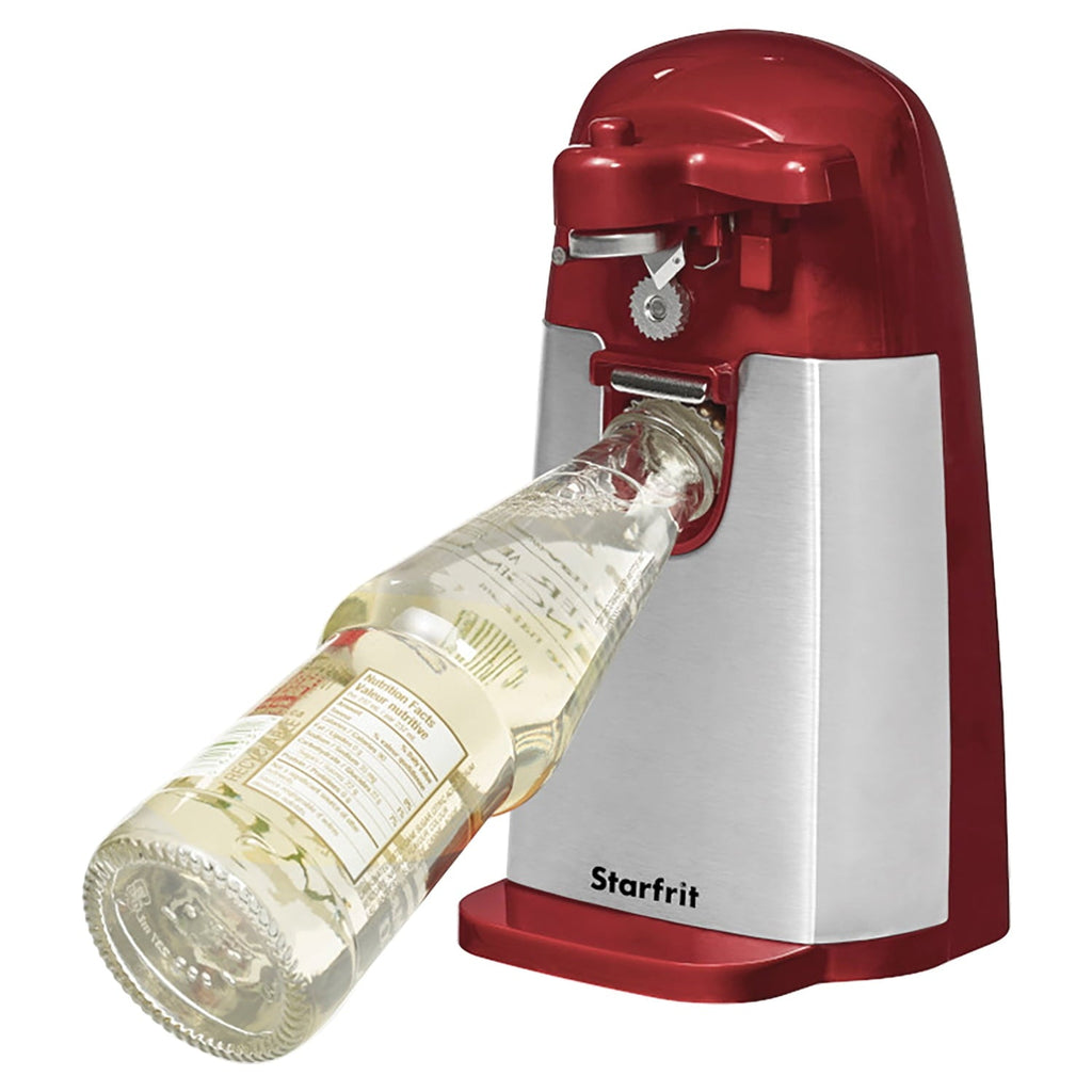 3-in-1 Electric Can Opener, Red, 024715-003-0000
