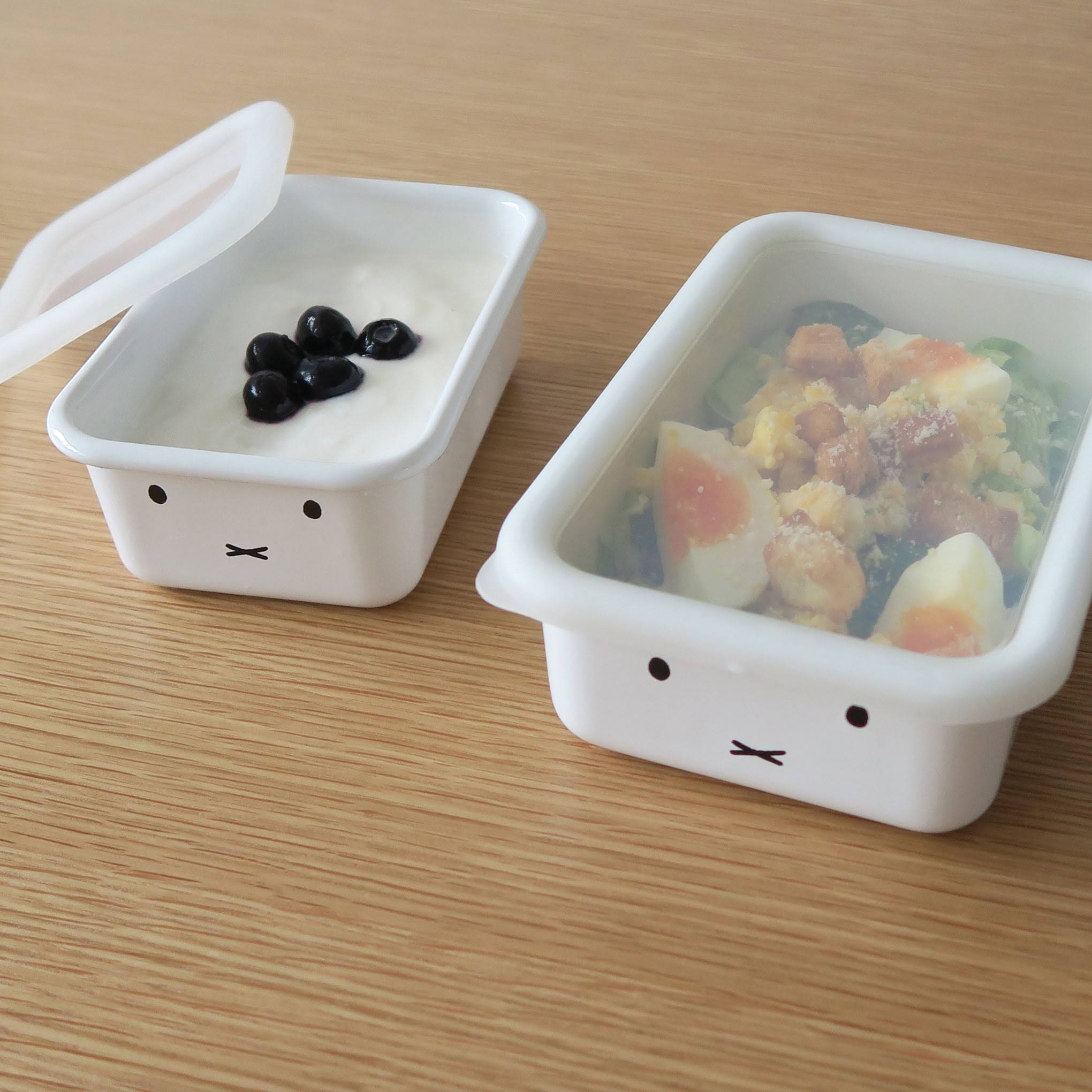 Miffy Enamel Baking Pan with Lid - Set of 2
