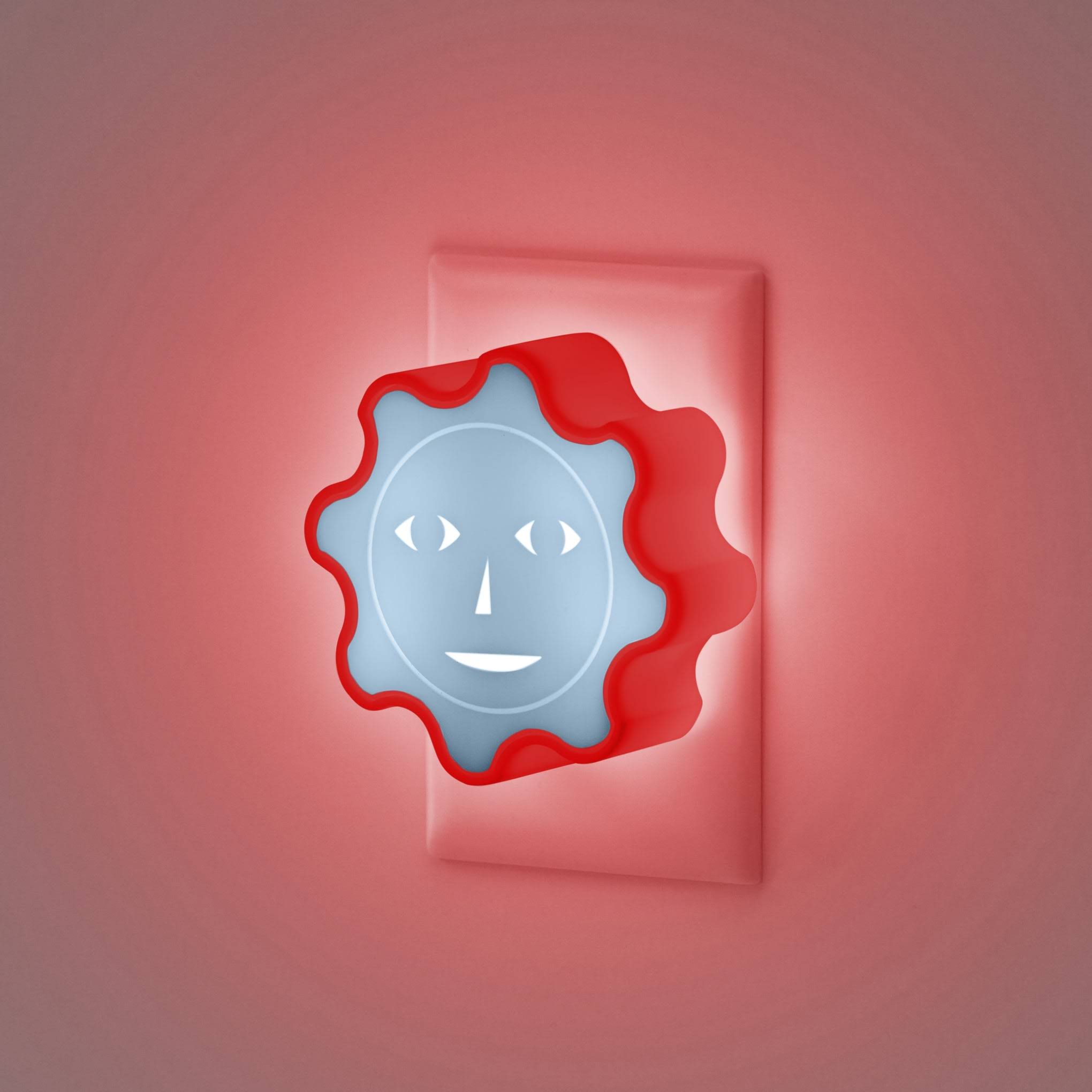 Dusen Dusen Everybody Night Light - Red/ Blue