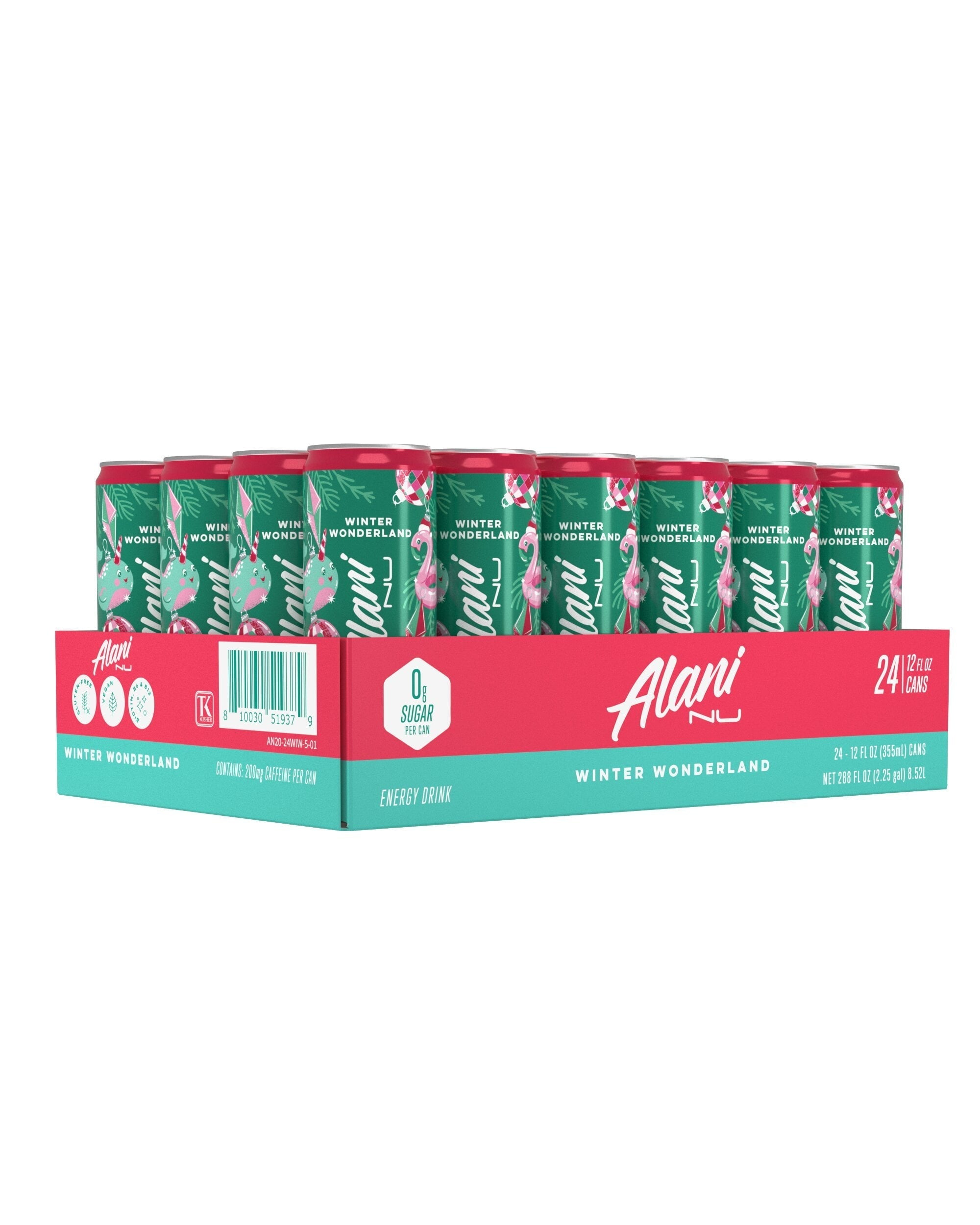 Energy Drink Winter Wonderland 12oz, 24pk (24 12oz Cans)