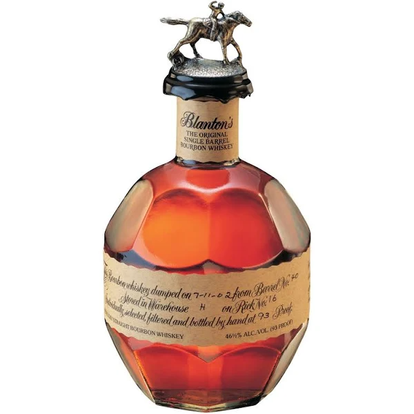 Blanton's Single Barrel Bourbon Whisky 750ml - Reddish Amber, Spicy Aroma, Full-Bodied Taste