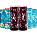 New  Energy Drinks Cherry bomb, Dream Float, Blue Slush - Limited Edition Flavors - Variety Pack, Sugar-Free, Low-Calorie, 200mg Caffeine, Energy Boost Drink 12 fl oz (Pack of 6)