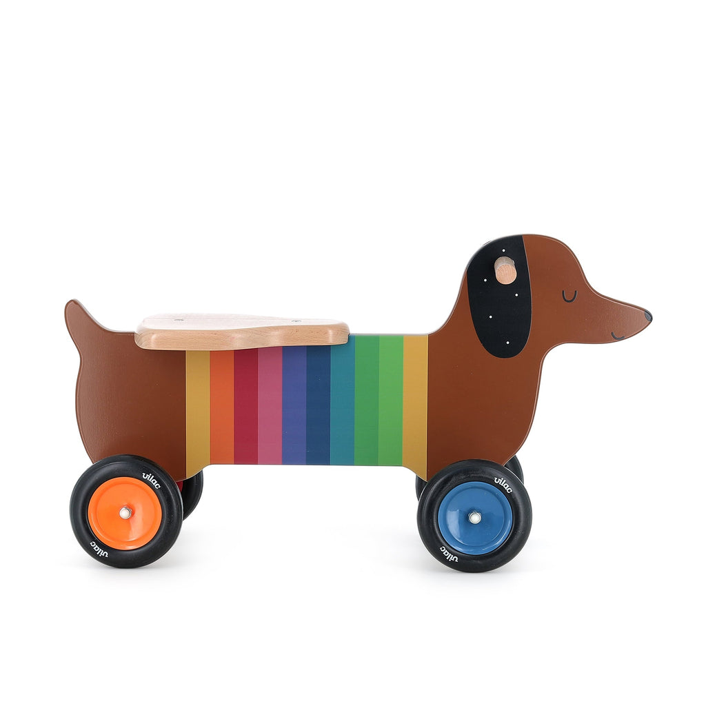 Vilac Dachshund Hot Dog Rider Toy