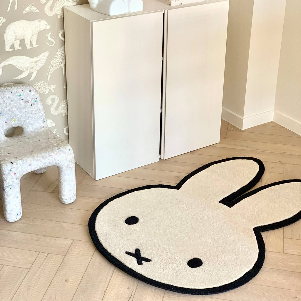 Miffy &amp; Friends Wool Rug - White