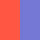 Bodum Chambord Coffee Cups - Set of 2 - Dark Coral/ Pale Blue