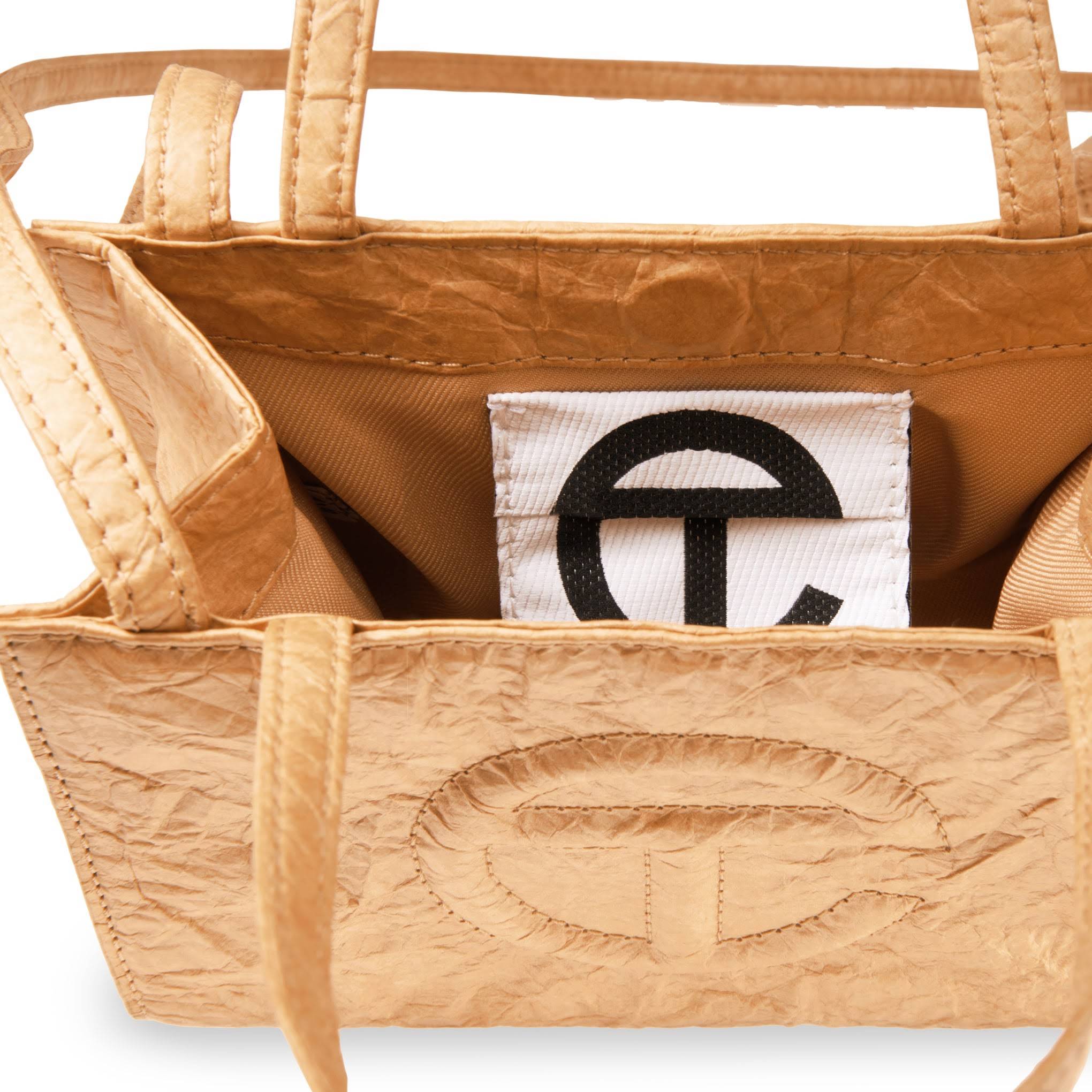 Telfar Tyvek Shopping Bag - Brown