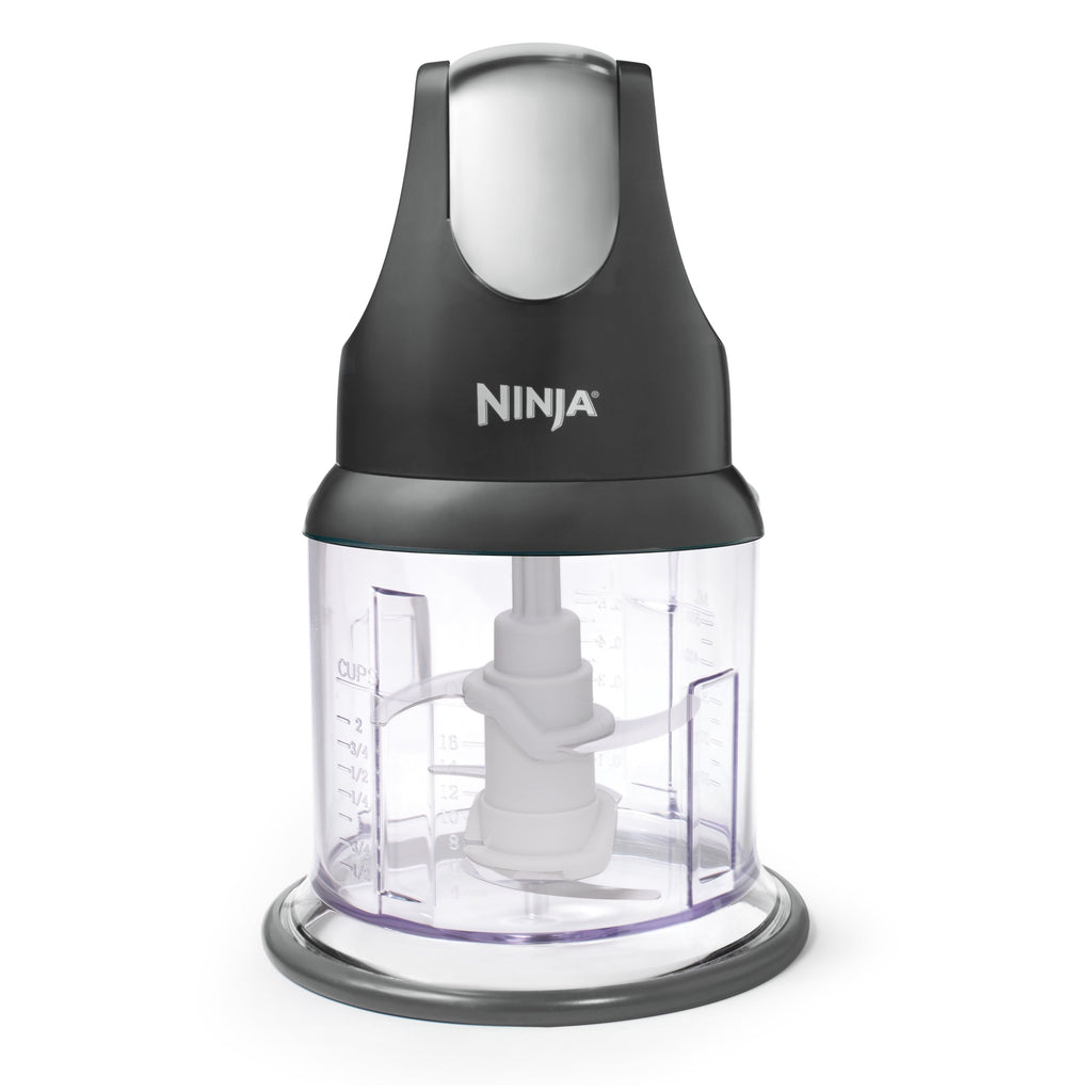 2-Cup Food Processor, Mince, Puree, One-Touch, Non-Slip Base, Dishwasher Safe, Black