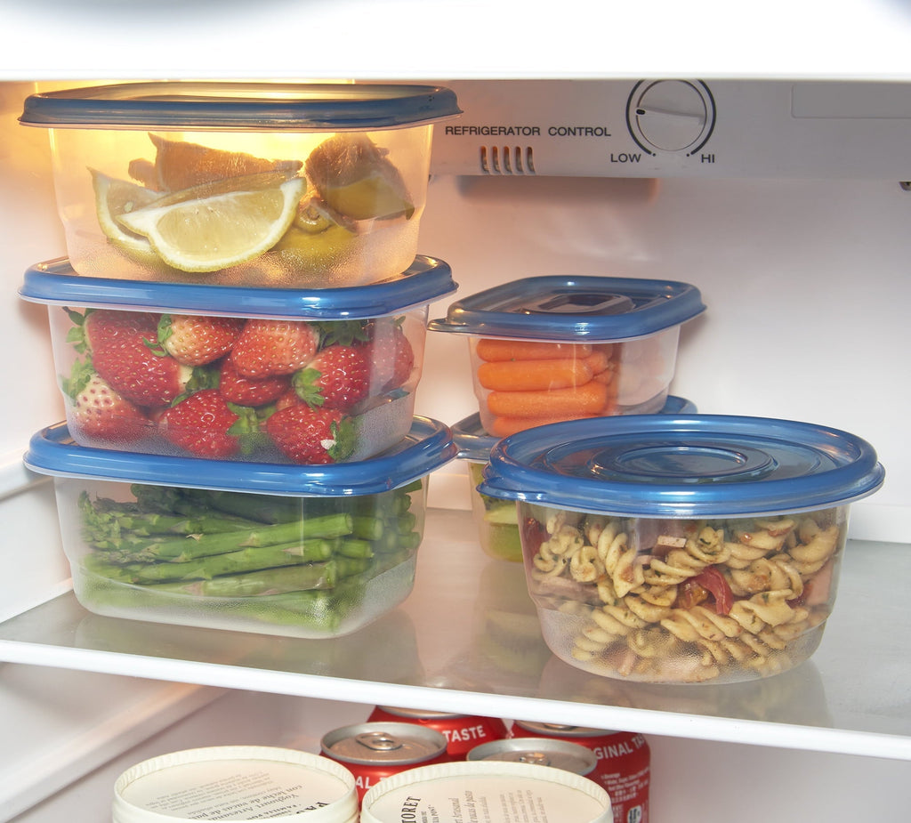 92pc Plastic Food Storage Container set, Ideal Use for Refrigeration Storage and Organization,...