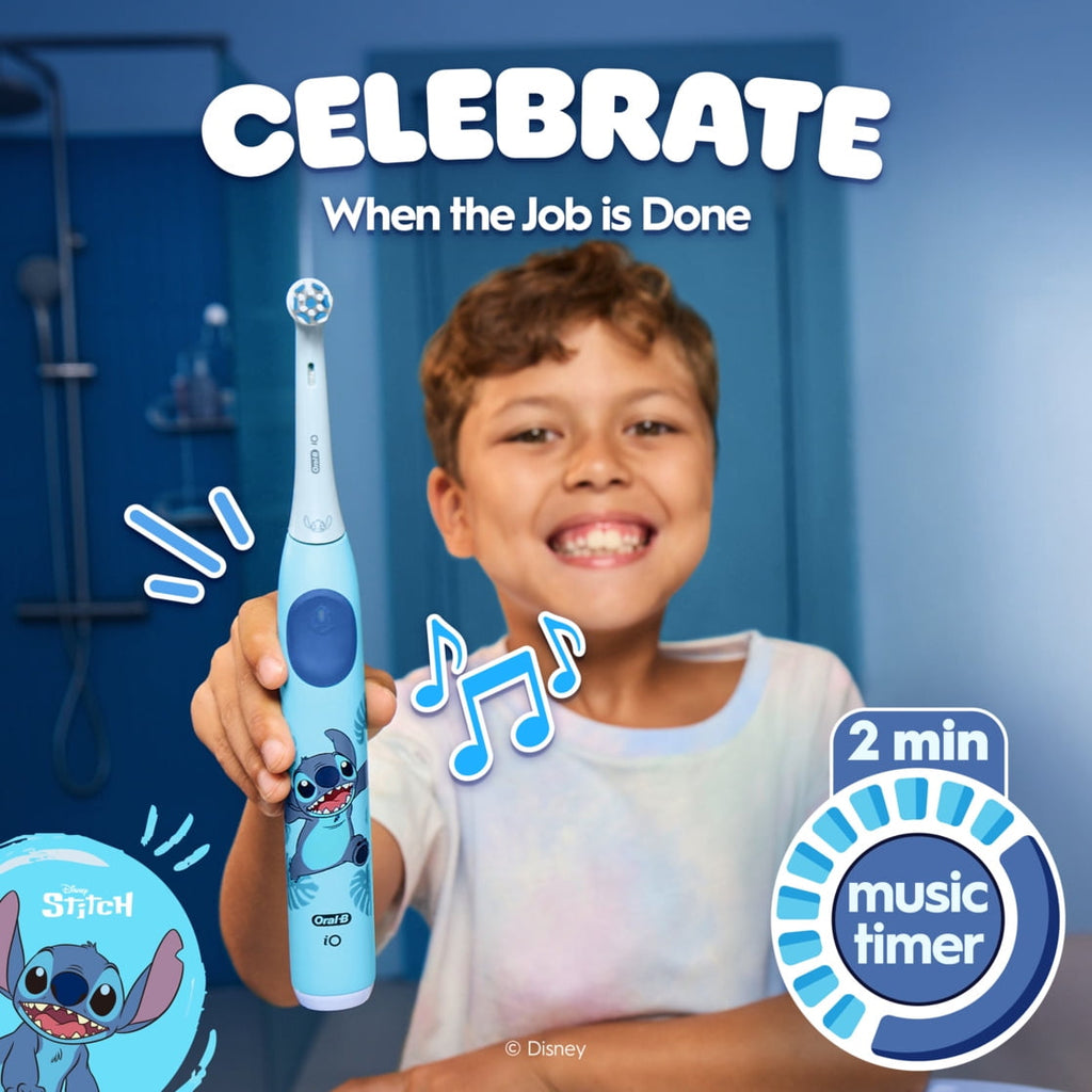 iO Kids Limited Rechargeable Electric Powered Toothbrush, Stitch