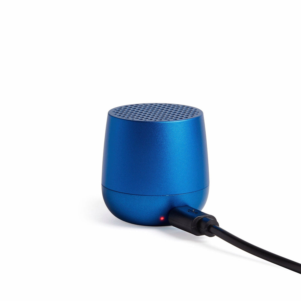 Lexon Mino+ Wireless Charging Speaker - Dark Blue