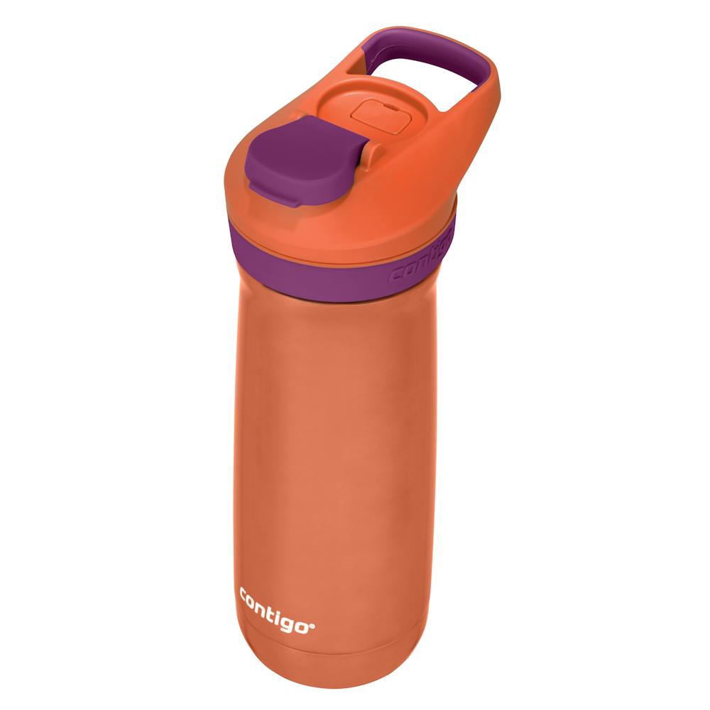 Contigo® Kids Casey Water Bottle with AUTOSEAL® Lid, 13oz - Coral with Grape