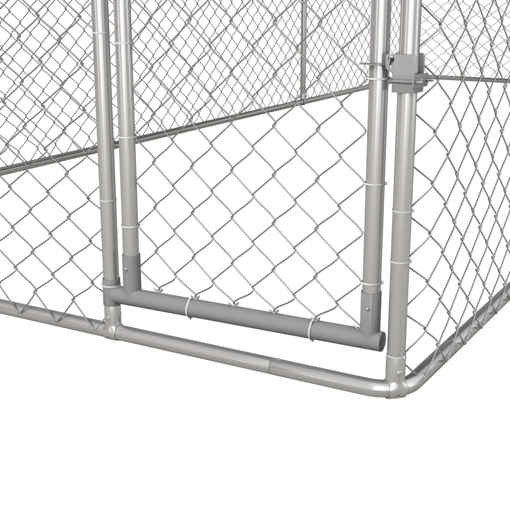 PawHut 19.7' x 7.5' x 7.5' Outdoor Dog Kennel W/ Waterproof Roof