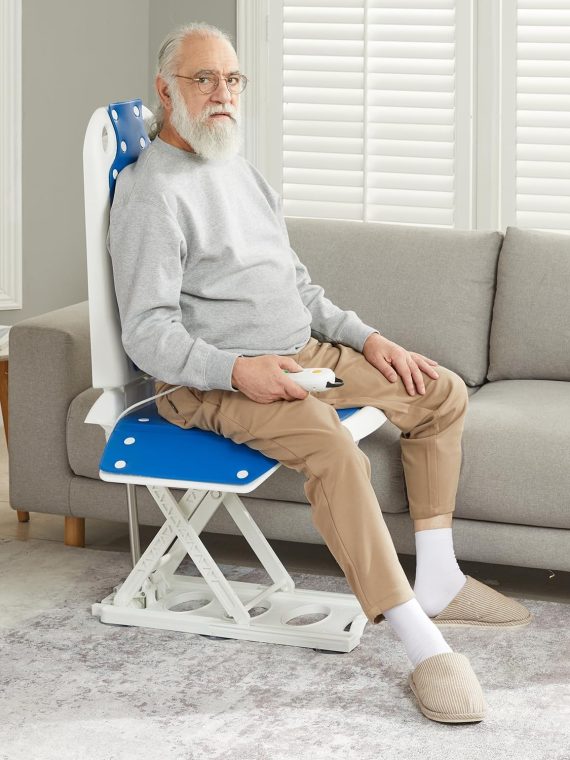 ElderAid Electric Chair Lift for Elderly - 20" Height, 300 LBS Capacity