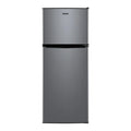 4.6. Cu ft Two Door Mini Refrigerator with Freezer, Stainless Steel