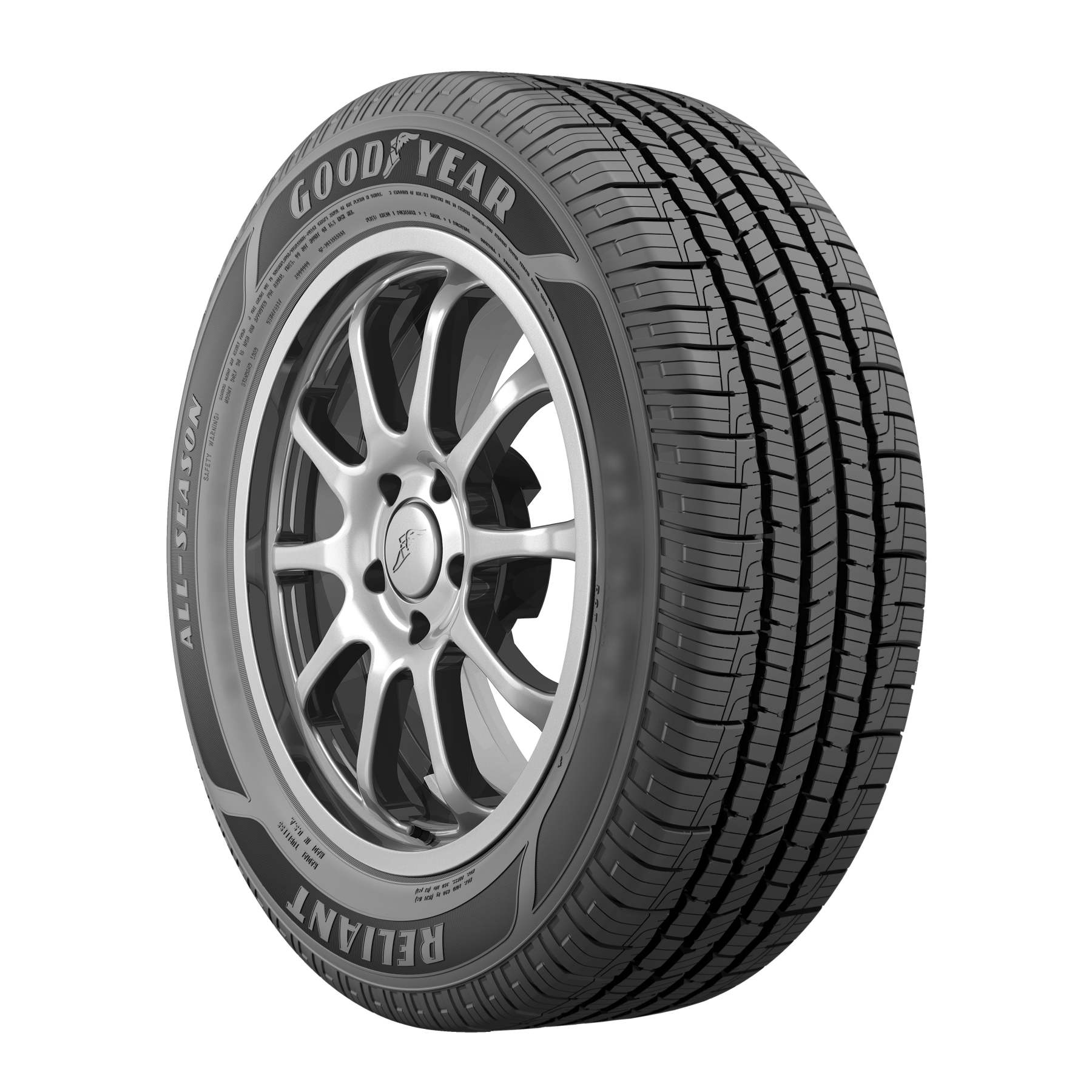 Goodyear Reliant All-Season Tire 205/55R16 91V - Enhanced Wet Grip, Quiet Ride, Passenger Car Tire