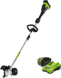 Greenworks 40V Brushless Edger 8", 4.0Ah Battery & Charger Included, Lightweight & Quiet