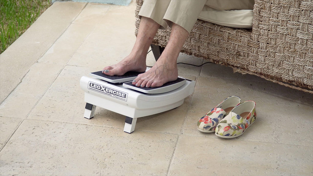 Intellibrands LegXercise PRO Automatic Leg Mover, Stimulates Circulation, Reduces Swelling, Passive Exercise Machine